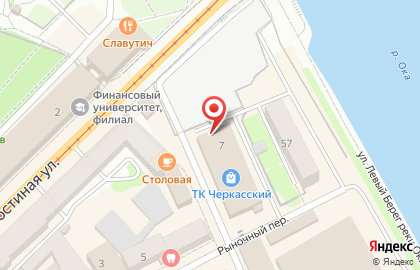 Ломбард Русский займ в Рыночном переулке на карте