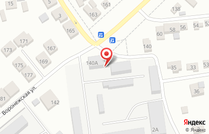 Проектная фирма Регионпроект на Воронежской улице на карте