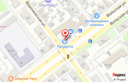 Продуктовый магазин в Самаре на карте