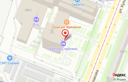 Гостиница Hampton by Hilton Moscow Strogino на карте