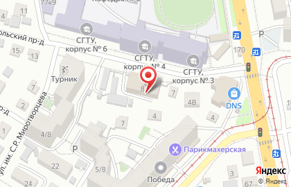 Баня №8 в Октябрьском районе на карте