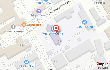 Люберецкая автошкола ДОСААФ на Котельнической улице на карте