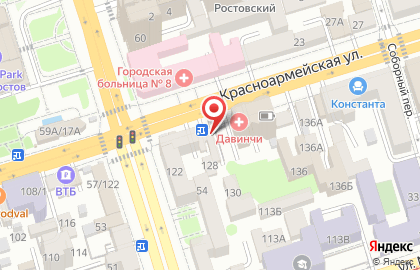 Продуктовый магазин в Ростове-на-Дону на карте