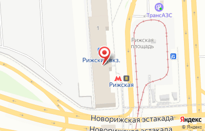 Гостиница HostelCity на Рижской площади, 1 на карте