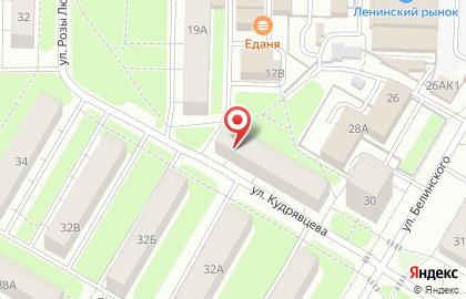 Зоомагазин Зоосфера на улице Белинского на карте