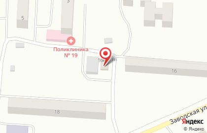 Магазин Канцелярские товары на Заводской улице на карте