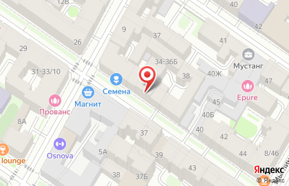 Салон красоты Комната на карте