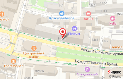 Правоведъ на Рождественском бульваре на карте