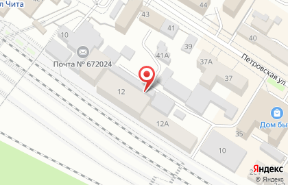Читинский линейный отдел МВД на транспорте в Чите на карте