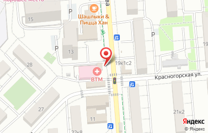 Магазин продуктов в Москве на карте