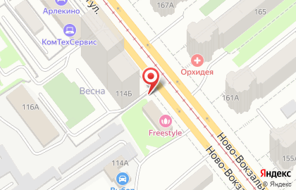 Производственная фирма Демос на Ново-Вокзальной улице на карте