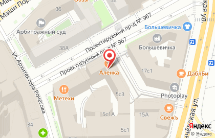 Банкомат Гута-банк на метро Комсомольская на карте