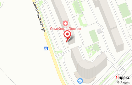 Агентство недвижимости Меркурий на Олимпийской улице на карте