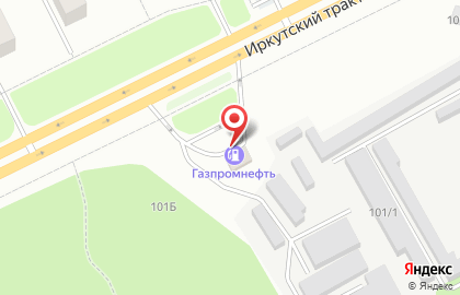 АЗС Лукойл на Иркутском тракте на карте