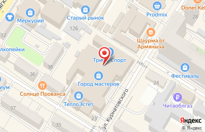 Магазин мебели Лион на карте