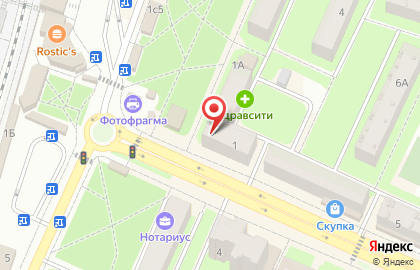 Гастроном в Москве на карте