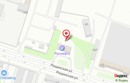 АЗС ПТК-Сервис на Рощинской улице на карте