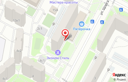 Магазин текстиля на ул. Щорса, 2 на карте