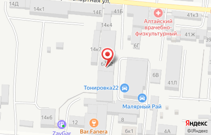 Транспортная компания Роза Ветров в Железнодорожном районе на карте