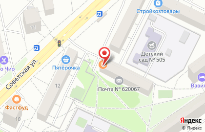 Пекарня Хлебничная на Советской улице на карте