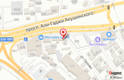 Автомойка в Махачкале на карте