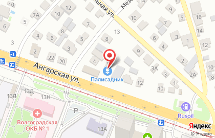 Комитет по жилищной политике Администрация г. Волгограда в Дзержинском районе на карте