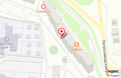 Стоматология Голливуд на Петрозаводской улице на карте