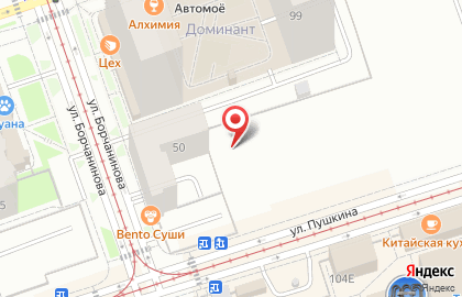 Засада в Ленинском районе на карте