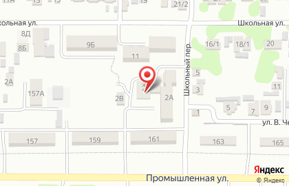 Городская библиотека №1 в Школьном переулке на карте