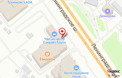 Центр Субару в Москве на карте