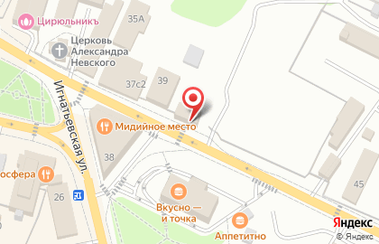 EХ на улице Московская на карте