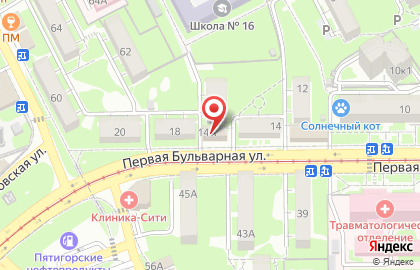Бургерная Edak в Пятигорске на карте