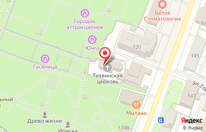 Церковь Тихвинской Иконы Божьей Матери на карте