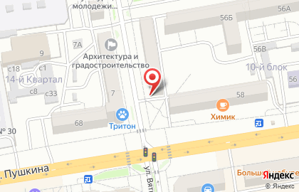 Агентство недвижимости Метражи на улице Вяткина на карте