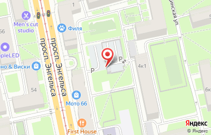 Автостоянка в Санкт-Петербурге на карте
