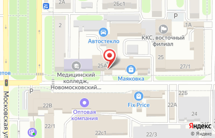 Компания Стройтехэксперт на улице Маяковского на карте