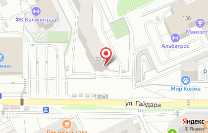 Банкомат Банк Санкт-Петербург на улице Гайдара на карте