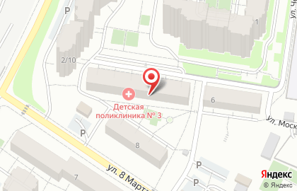 Молочно-раздаточный пункт на улице Москвина на карте