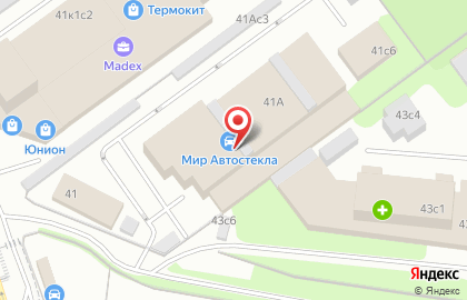 Центр по продаже и установке автостекол Autoglassworld в Очаково-Матвеевском на карте
