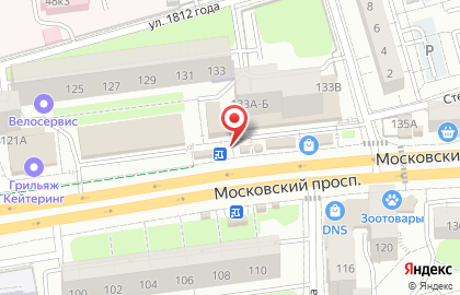 Кафе быстрого питания Дядя Дёнер на Московском проспекте на карте