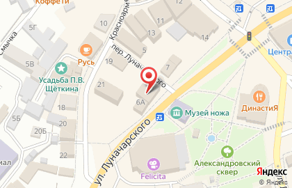 Киоск по продаже печатной продукции Роспечать, сеть киосков по продаже печатной продукции на улице Луначарского на карте