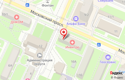 Магазин товаров для рукоделия Стежок на Московском проспекте на карте