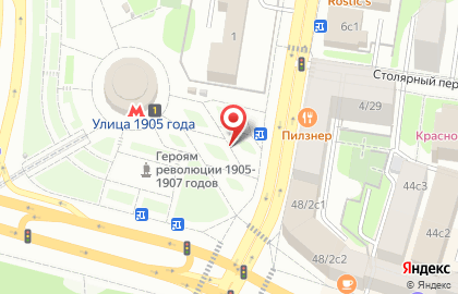 Ремонт мебели на дому на улице Пресненский Вал на карте