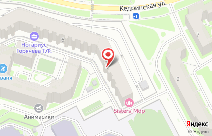 Нотариус Горячева Т.Ф. на карте