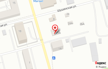 Парикмахерская Теремок на Шушенской улице на карте