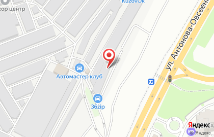 Автосервис KZ на улице Антонова-Овсеенко на карте