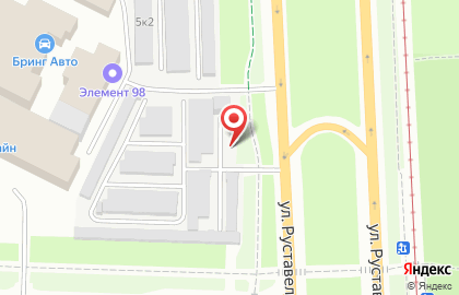 Коллективная автомобильная стоянка №5 на проспекте Луначарского на карте