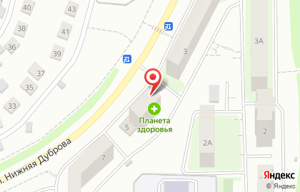 Аптека Планета Здоровья на улице Нижняя Дуброва, 5 на карте