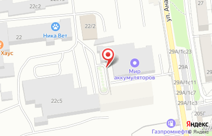 Компания по размещению рекламы в лифтах и автобусах М-Сити на улице Анатолия Гладкова на карте