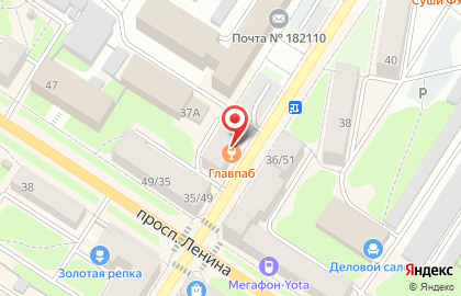 Интернет-провайдер Март на карте